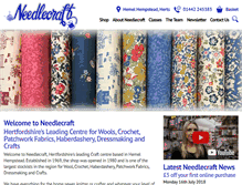 Tablet Screenshot of needlecraftstore.co.uk